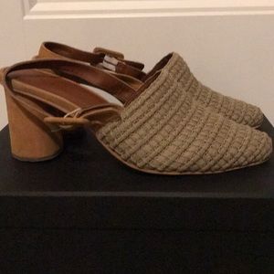 Rachel Comey Sienna Suede Slingback Heels